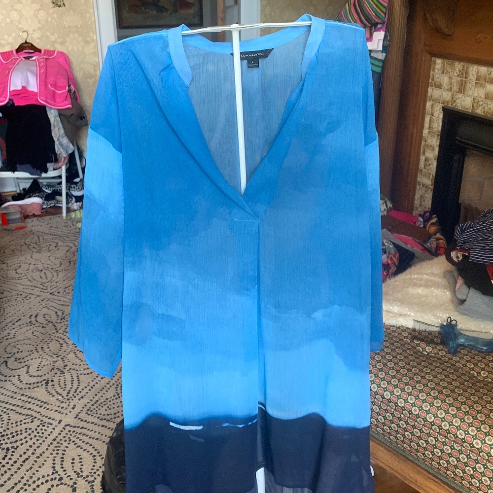 H by Halston oversized sheer‎ tunic. Never worn